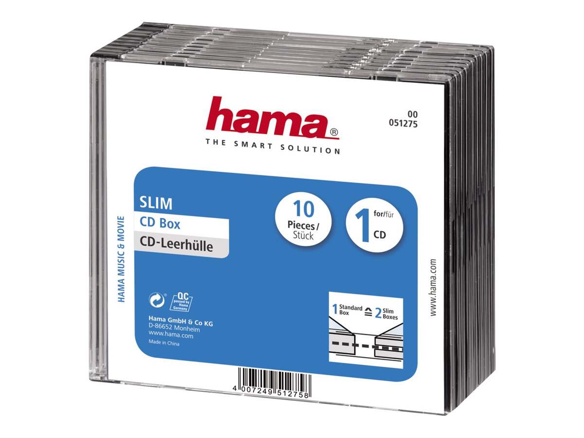 Hama Smal cd-boks til lagring af CD'er