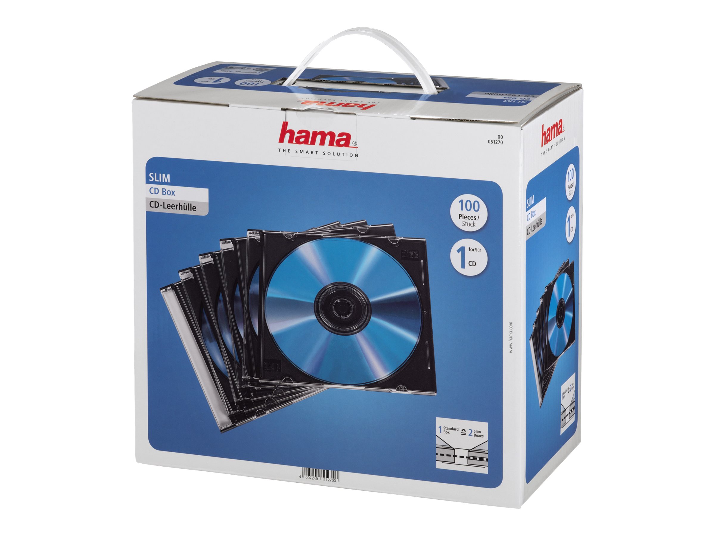 Hama Smal cd-boks til lagring af CD'er
