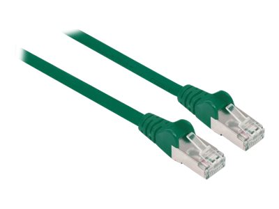 Intellinet Network Patch Cable, Cat6, 1m, Green, Copper, S/FTP, LSOH / LSZH, PVC, RJ45, Gold Plated Contacts, Snagless, Booted, Lifetime Warranty, Polybag CAT 6 SFTP, PiMF 1m Netværkskabel Grøn