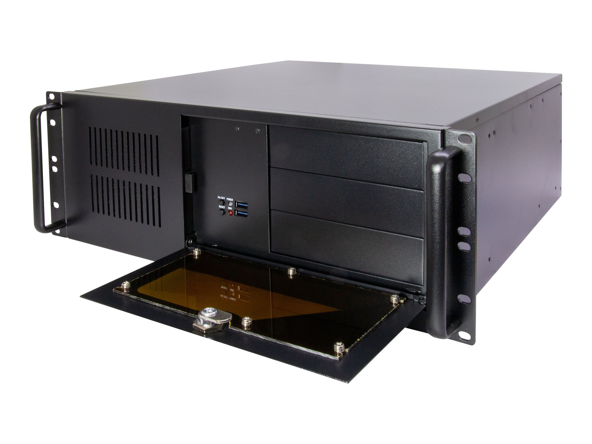 Inter-Tech IPC 4U-4088-S Rackversion ATX Sort
