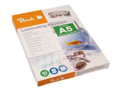Peach Laminerings poser A5 (148 x 210 mm) Blank