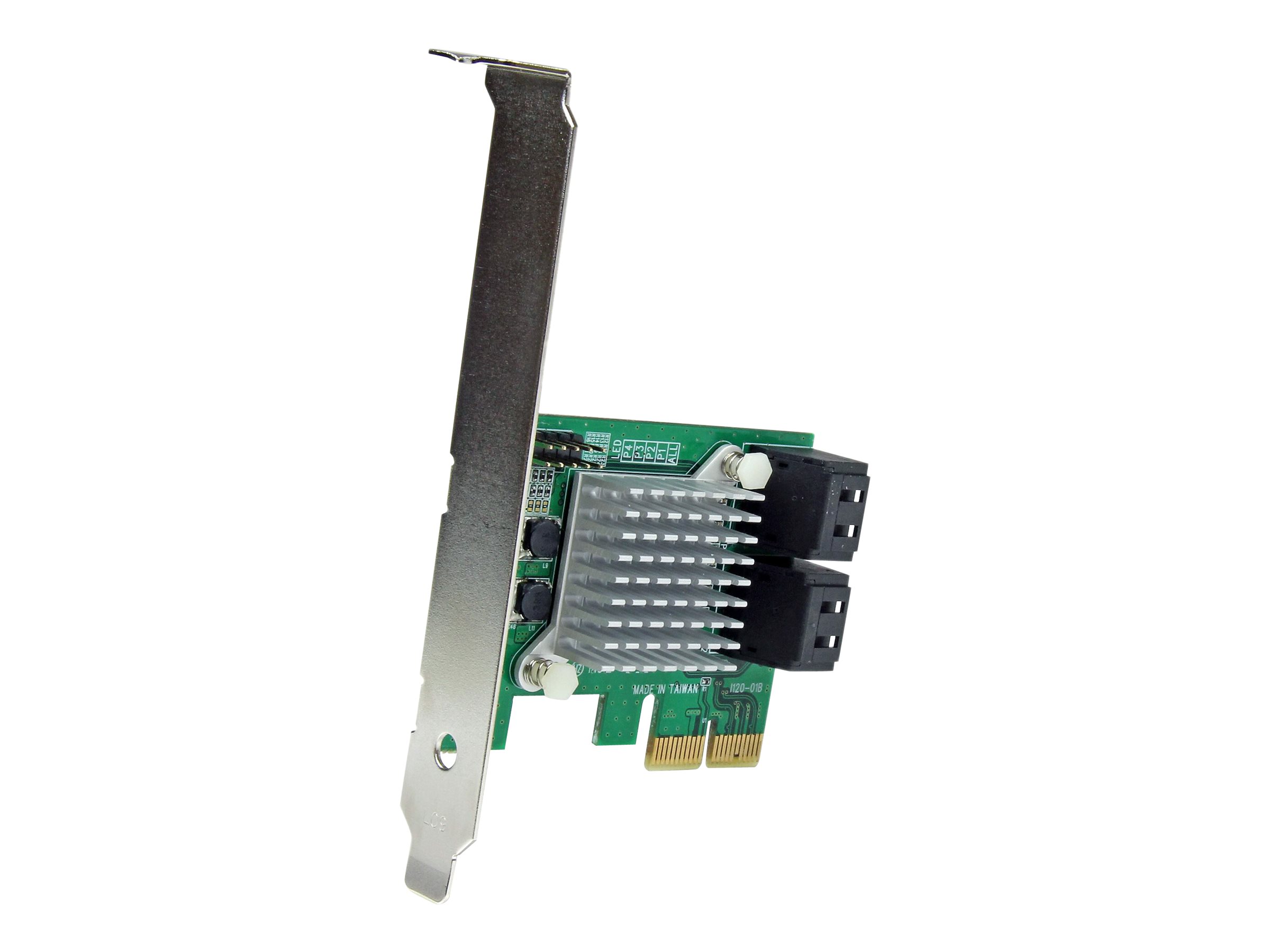 StarTech.com 4 Port PCI Express 2.0 SATA III 6Gbps RAID Controller Card HyperDuo SSD Tiering - PCIe SATA 3 Controller Adapter (PEXSAT34RH) Styreenhed til lagring (RAID)