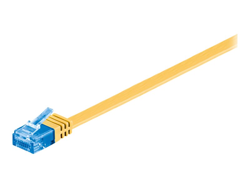 goobay CAT 6a Ikke afskærmet parsnoet (UTP) 50cm Patchkabel Gul