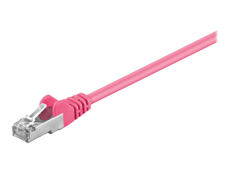 goobay CAT 5e SF/UTP 1m Netværkskabel Magenta