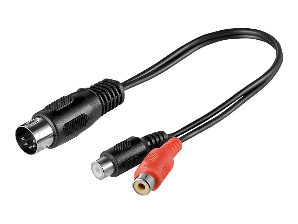 goobay Lyd adapter 20cm Sort