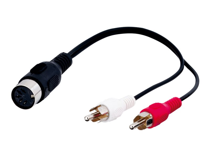 goobay Lyd adapter 20cm Sort