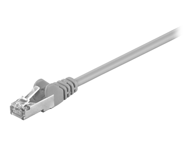 goobay CAT 5e Foldet uskærmet snoet par (F/UTP) 50m Patchkabel Grey