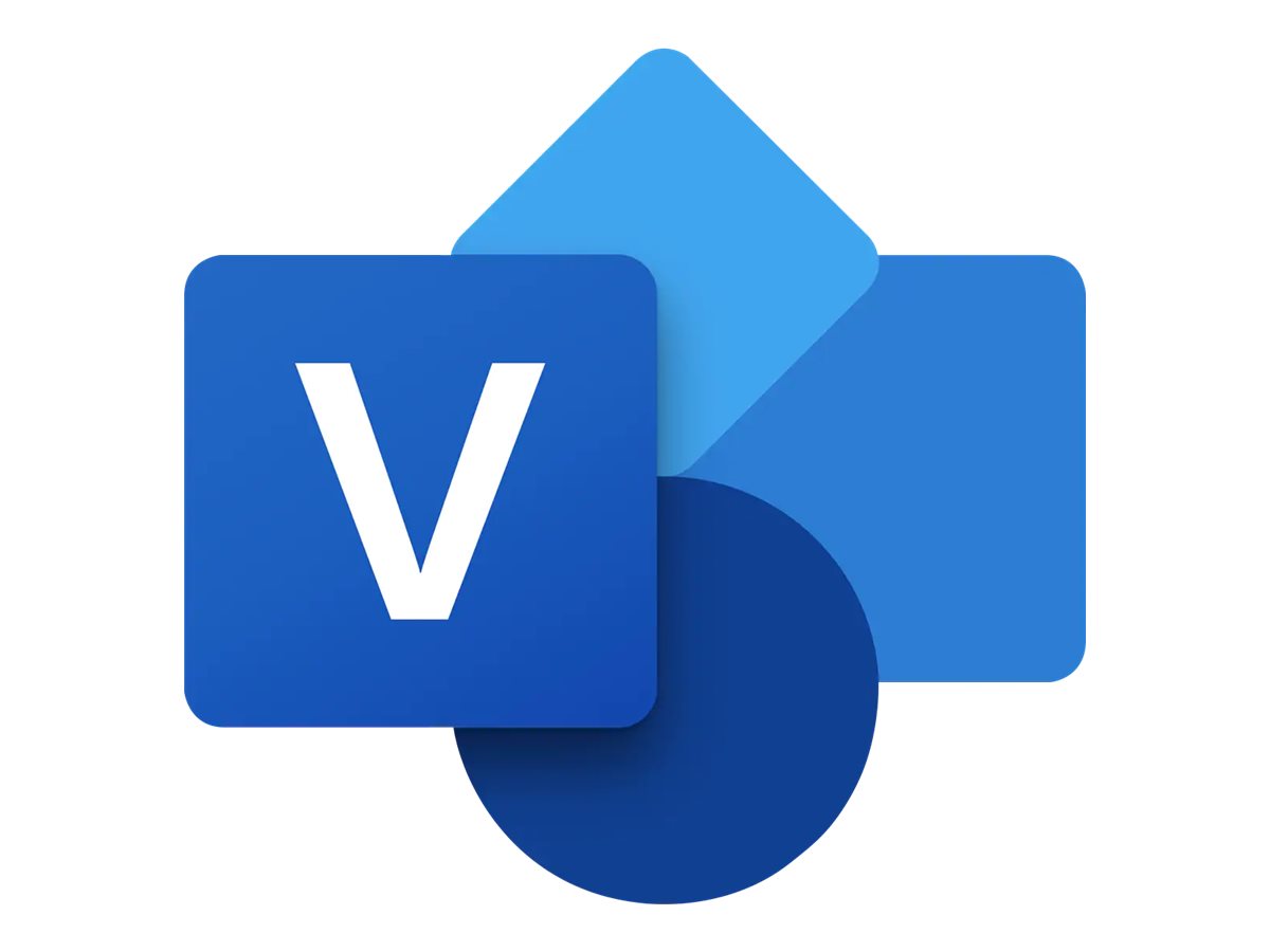 Microsoft Visio Standard Kontor-applikationer - projekter/proces 1 licens