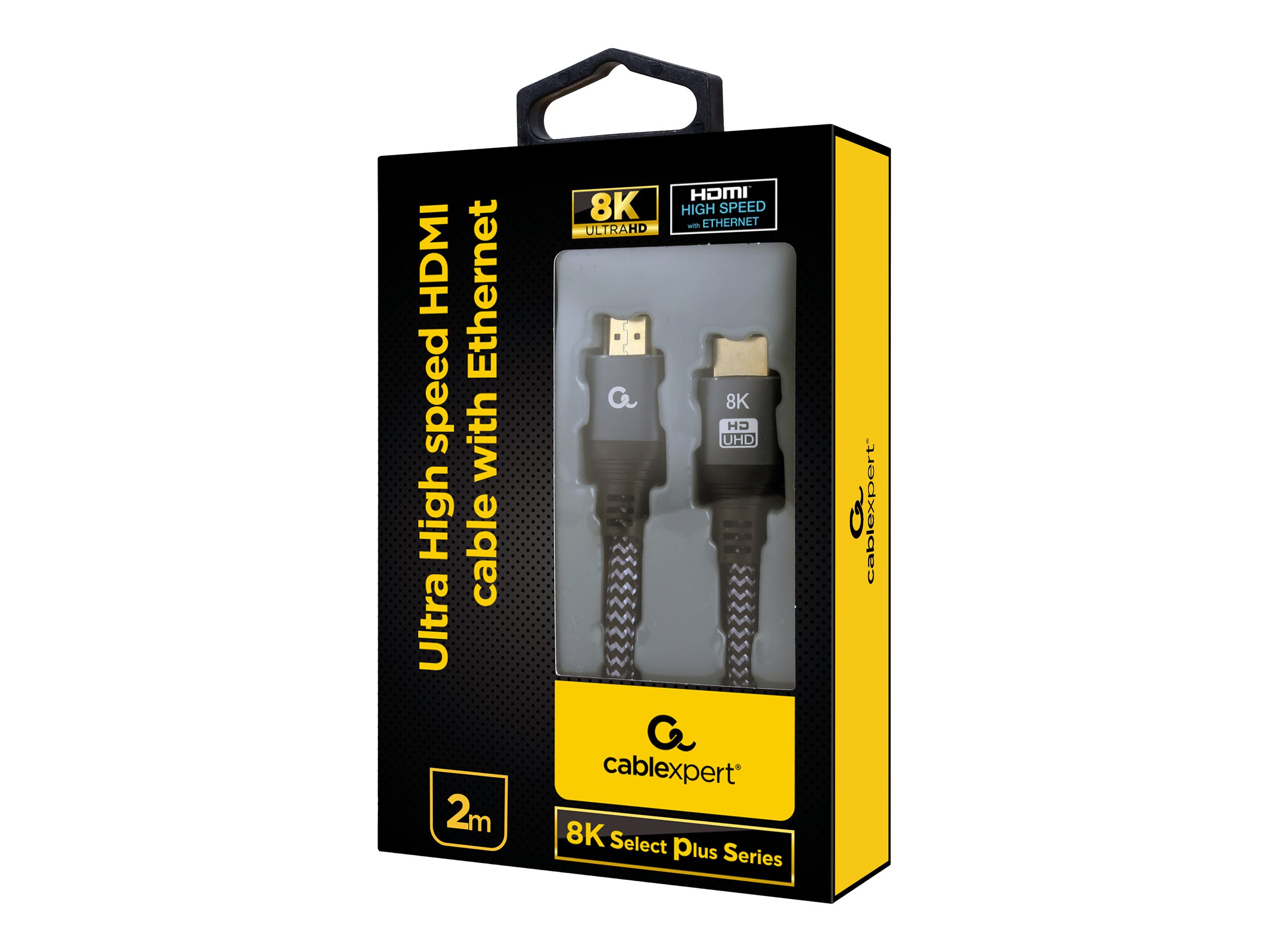 Cablexpert Select Plus Series HDMI-kabel med Ethernet 2m Sort
