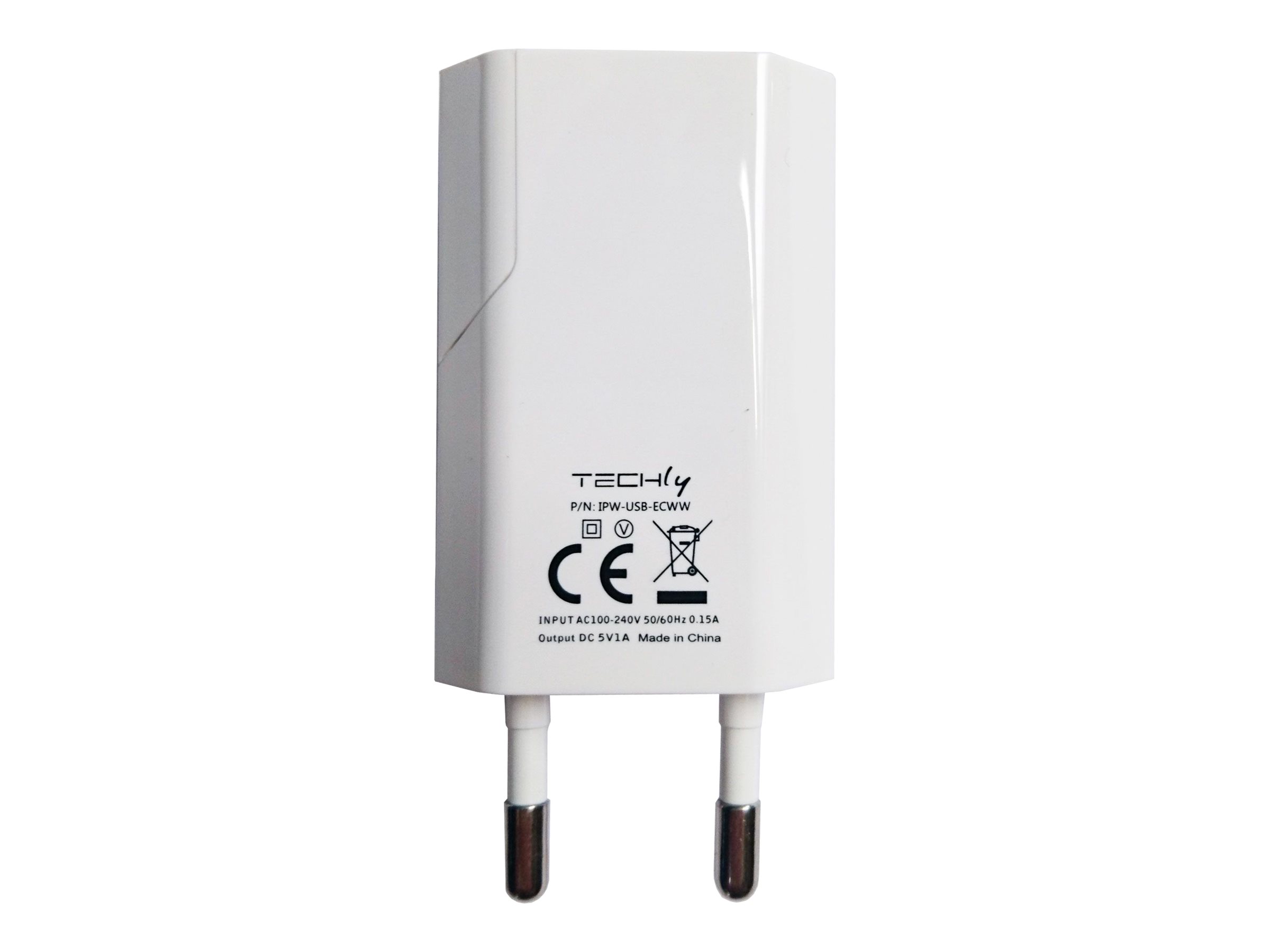 TECHly Strømforsyningsadapter 5Watt Europlug (strøm CEE 7/16)