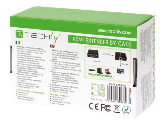 TECHly Extender HDMI Full HD 3D Video/audio ekspander