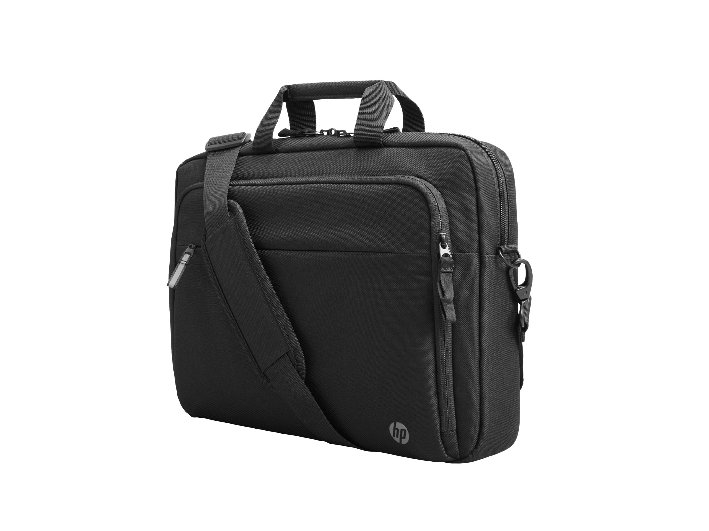 HP Bæretaske 15.6 100% recycled polyester 100 % bionedbrydeligt materiale 100% recycled ocean-bound plastic 100% polyethylene foam 100 % polyester Sort Blå