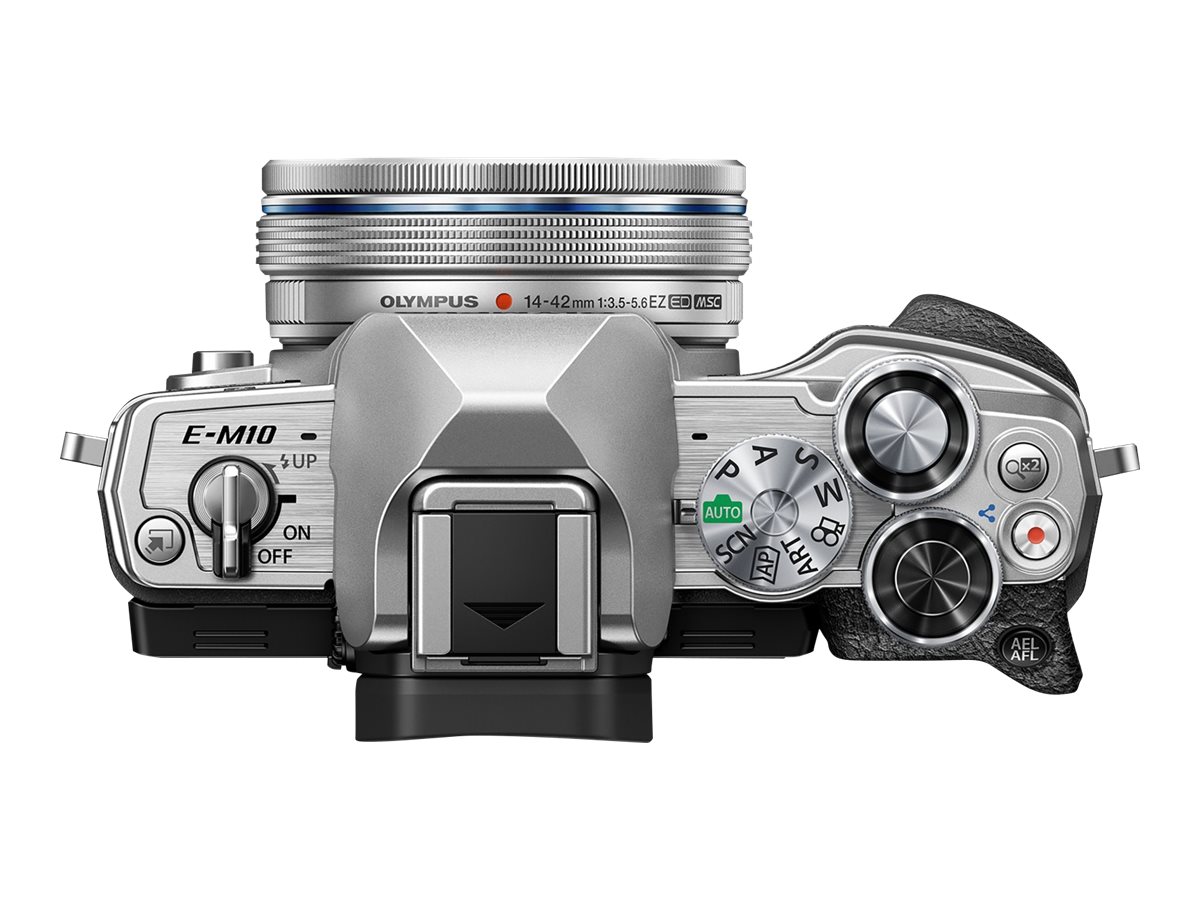 Olympus OM-D E-M10 Mark IV 20.3Megapixel Sølv Digitalkamera