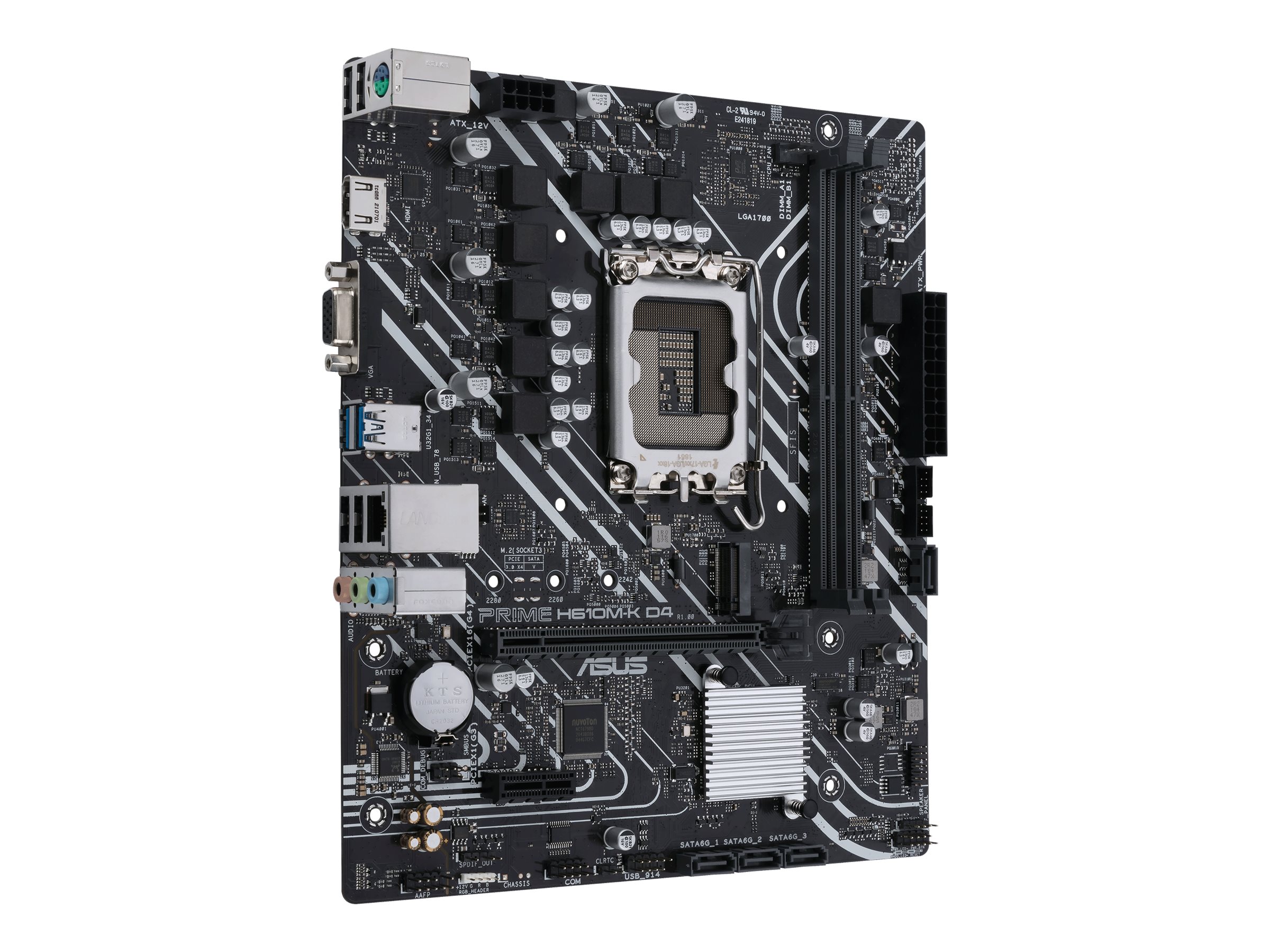 ASUS PRIME H610M-K D4 Micro-ATX LGA1700 Intel H610