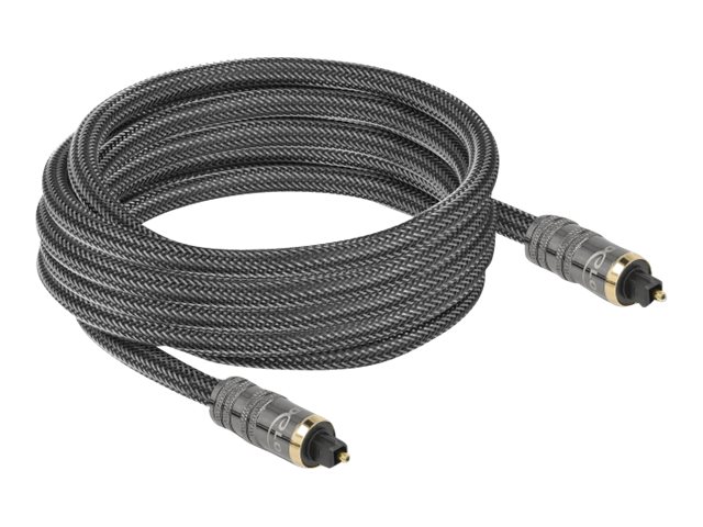 Delock Digital lydkabel (optisk) 5m Sort