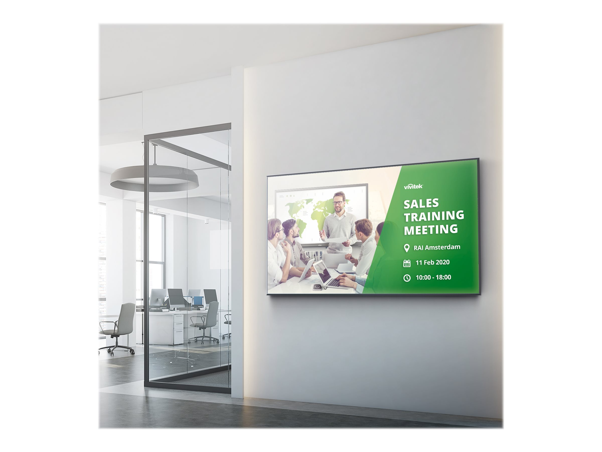 Vivitek NovoDisplay DK551P 55 Digital skiltning/interaktiv kommunikation 3840 x 2160