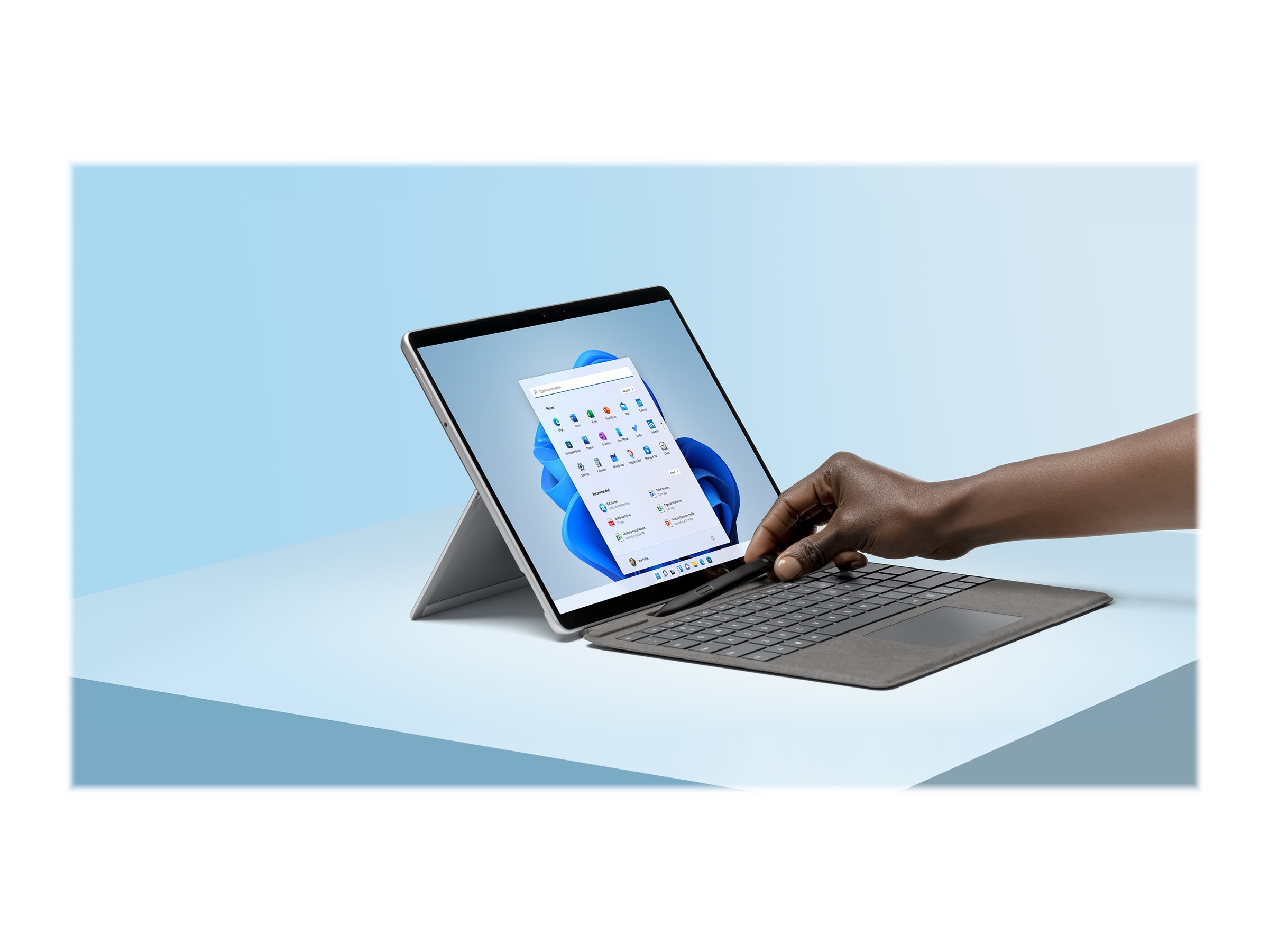 Microsoft Surface Pro Signature Keyboard Tastatur Mekanisk Fransk