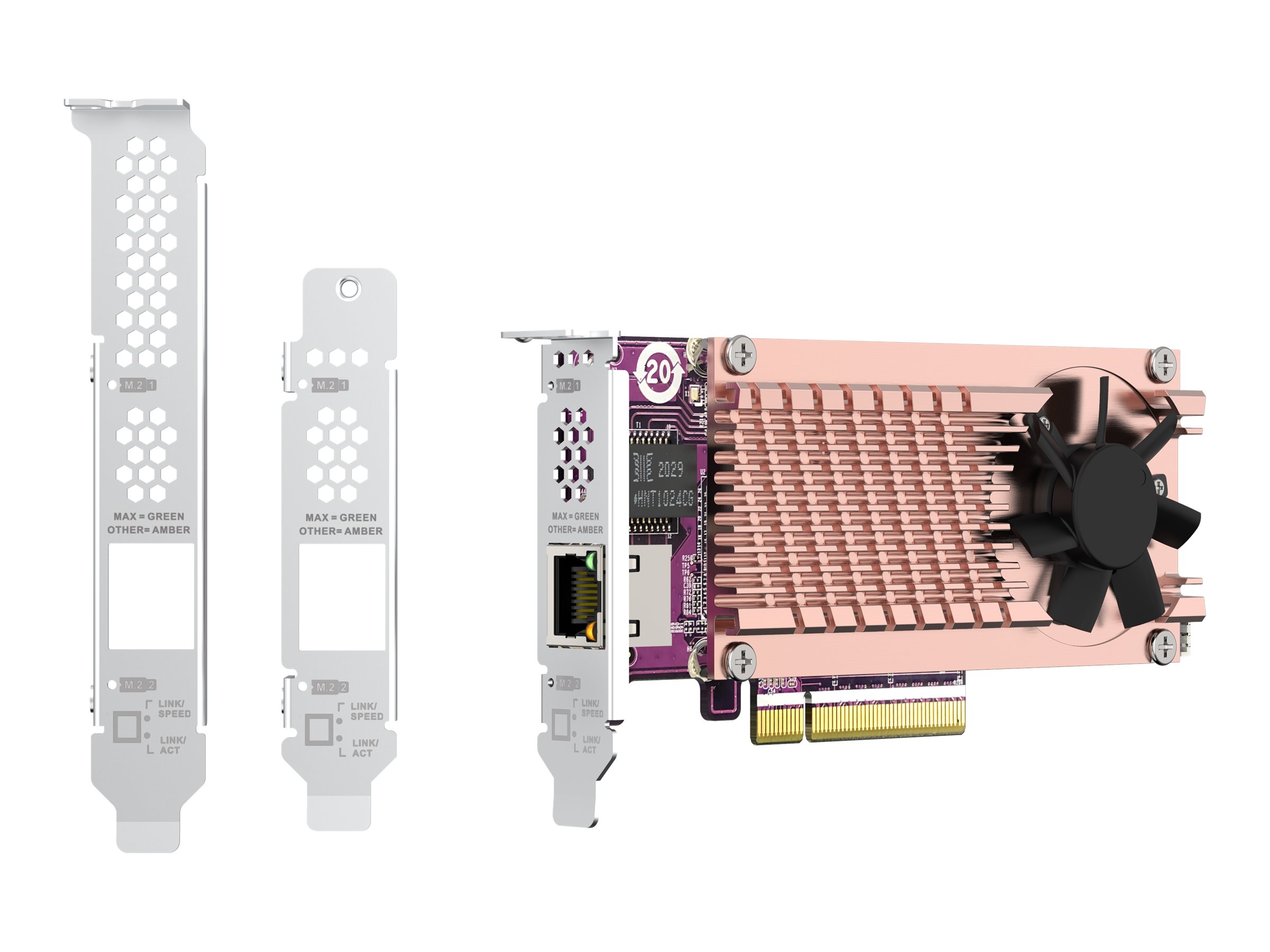 QNAP QM2-2P10G1TB Lagringskontrol