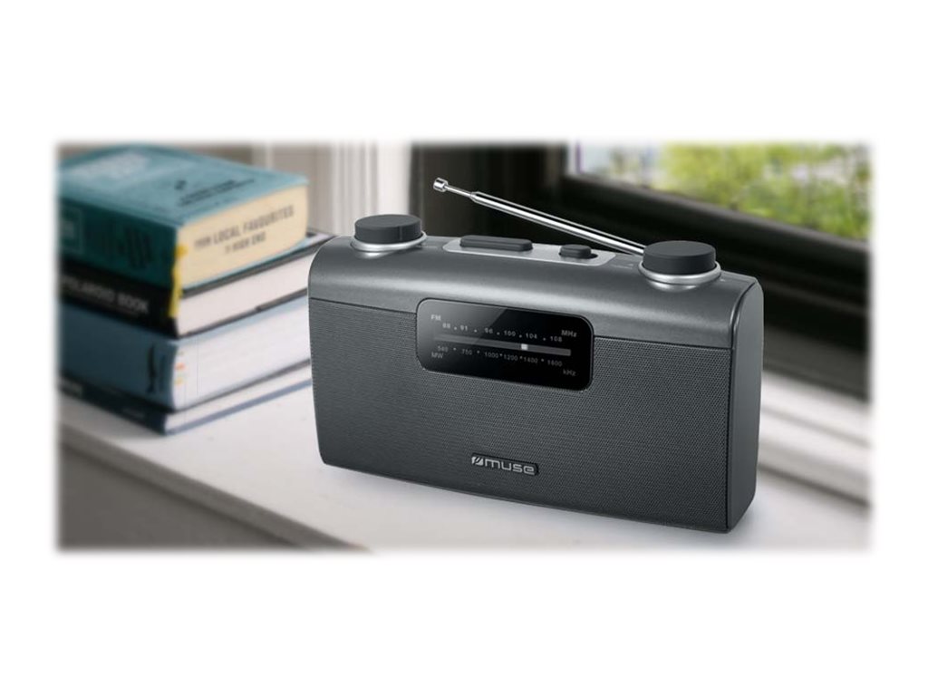 Muse M-058 R Privat radio Grå