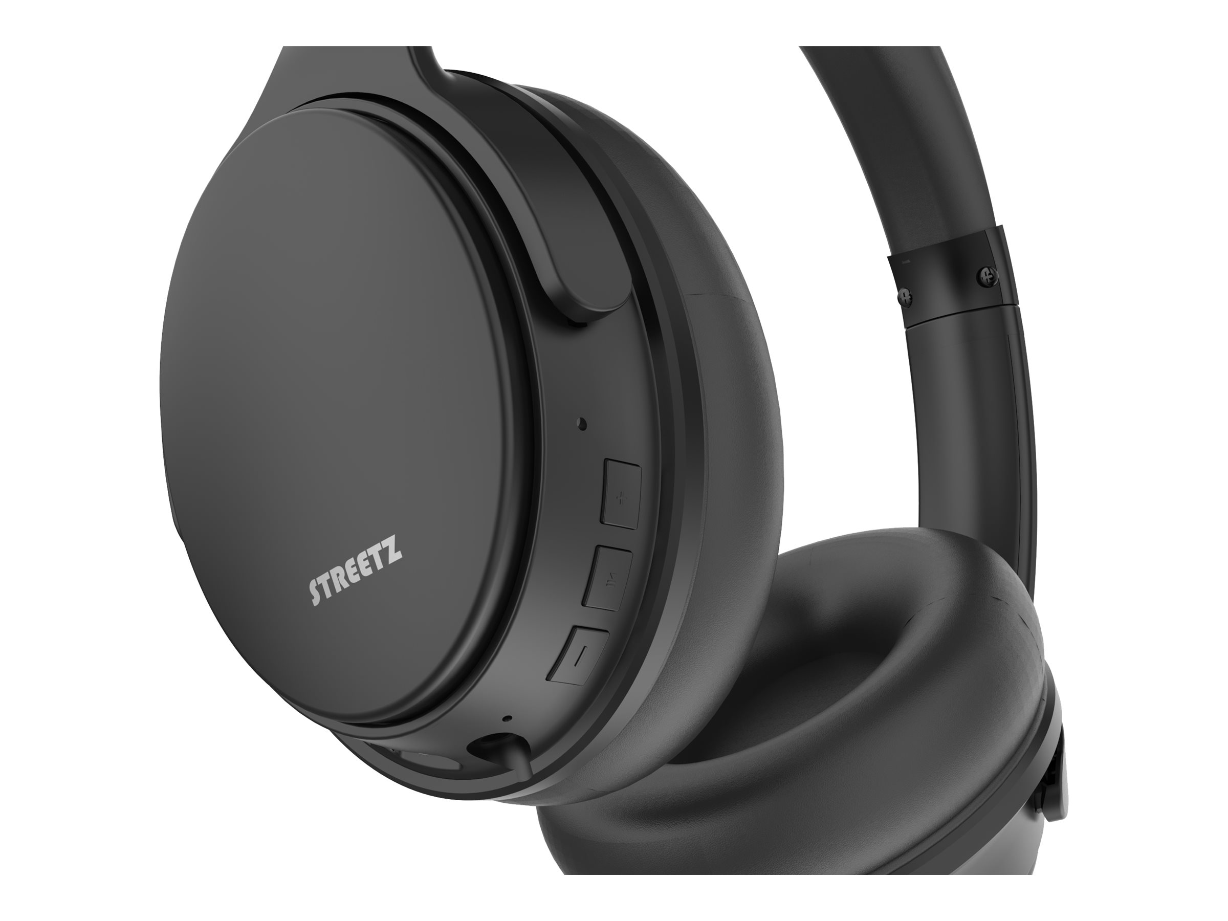 STREETZ HL-BT404 Trådløs Kablet Hovedtelefoner Sort