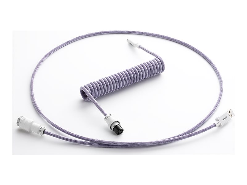 CableMod PRO Series Tastaturkabel 1.5m Lilla Hvid