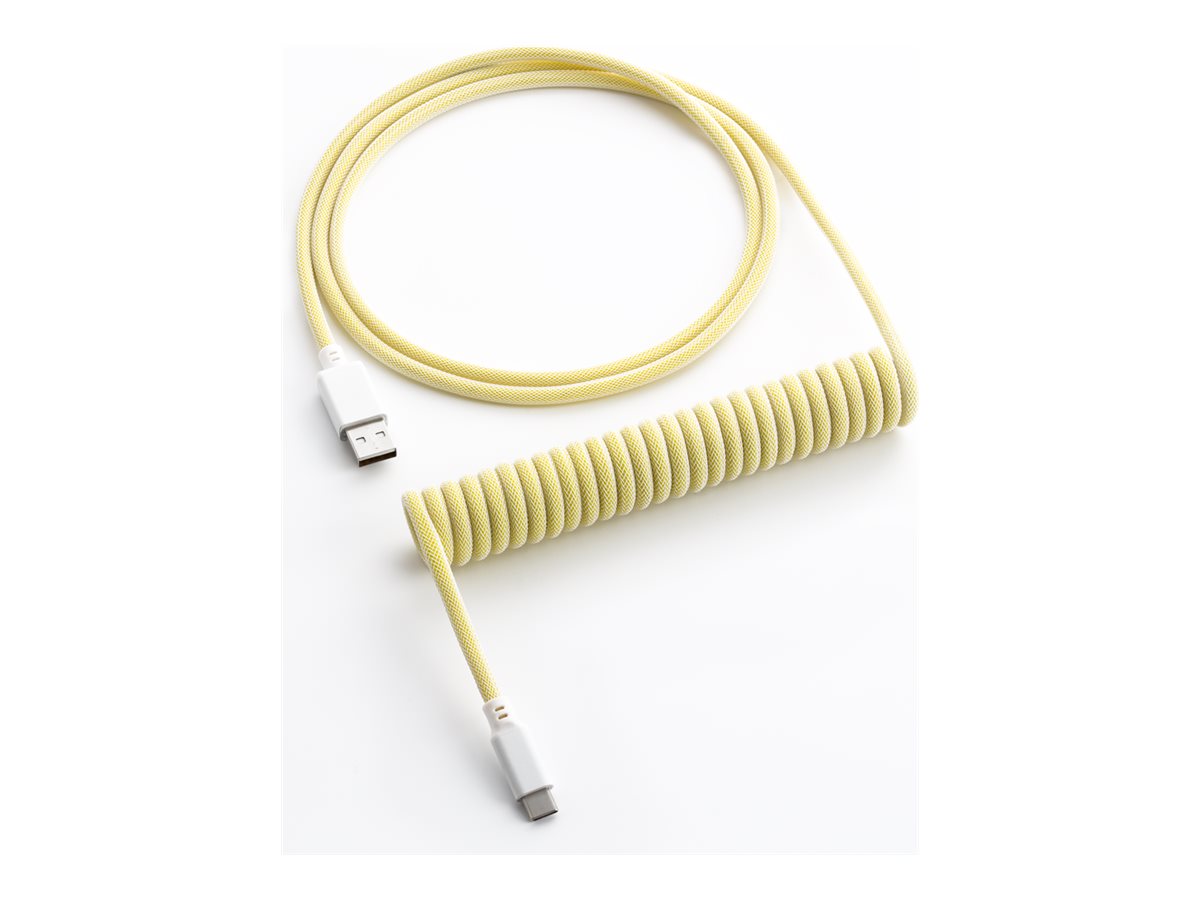 CableMod Classic Tastaturkabel 1.5m Hvid Gul