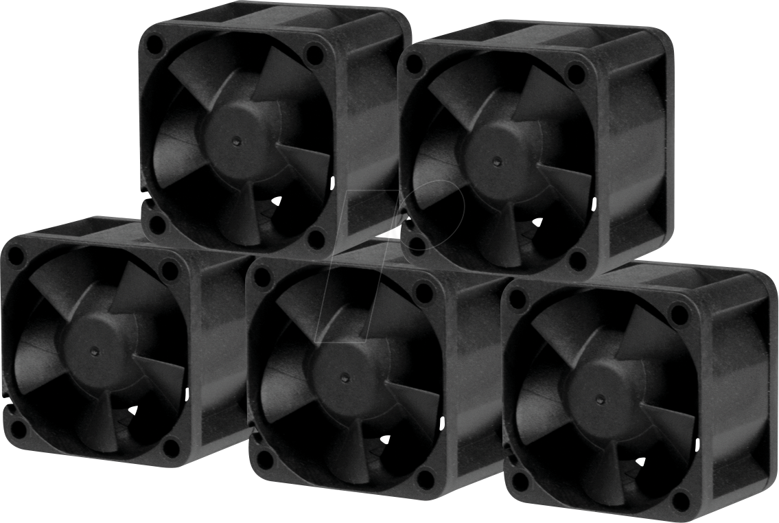 Arctic S4028-6K Fan 5-pack Sort 40 mm