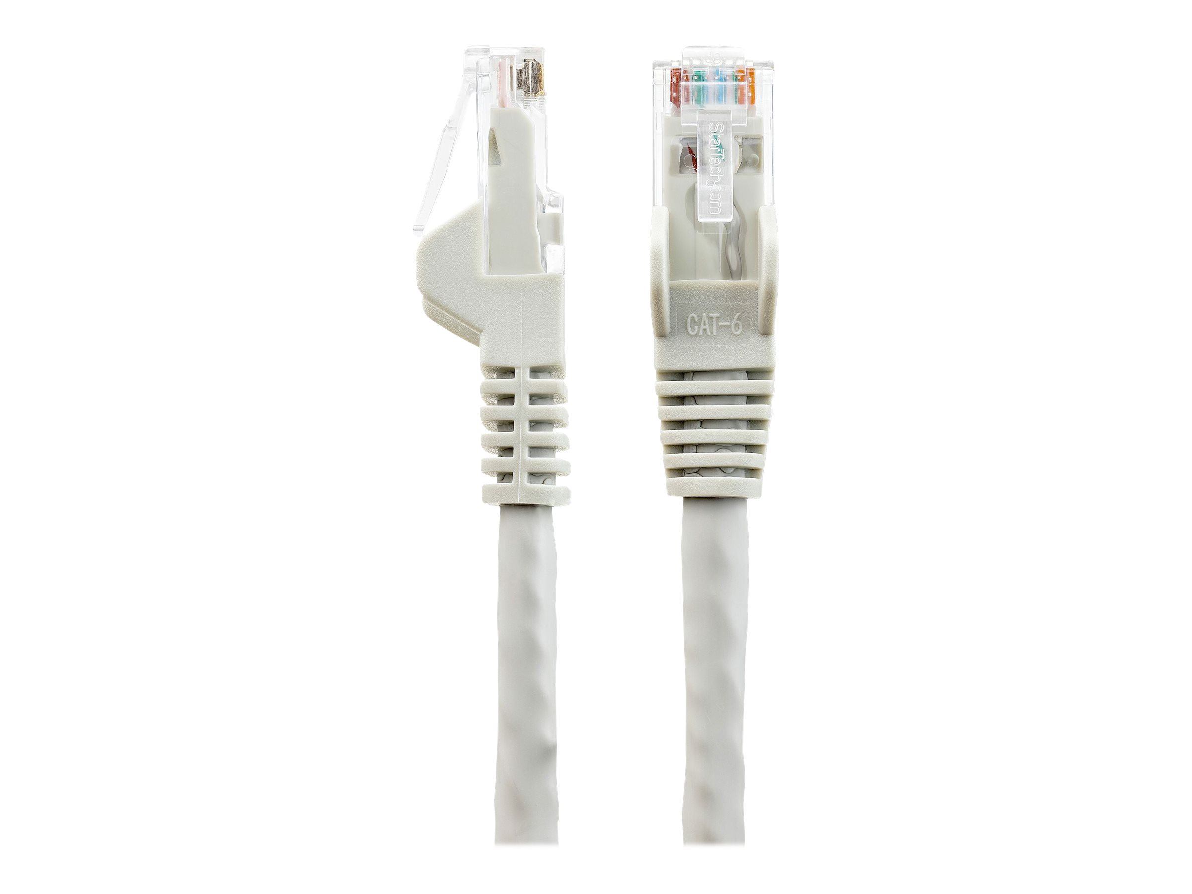 StarTech.com 10m LSZH CAT6 Ethernet Cable, 10 Gigabit Snagless RJ45 100W PoE Network Patch Cord with Strain Relief, CAT 6 10GbE UTP, Grey, Individually Tested/ETL, Low Smoke Zero Halogen - Category 6 - 24AWG CAT 6 Ikke afskærmet parsnoet (UTP) 10m Patchka