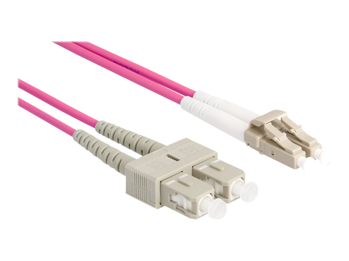 DeLOCK Netværkskabel Fiberoptik OM4 2m