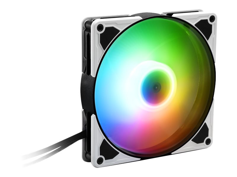 Sharkoon SilentStorm Fan 1-pack Sort Hvid 140 mm