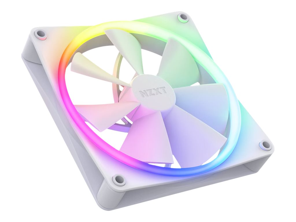 NZXT F140 RGB 140mm White 2-pack & RGB Controller