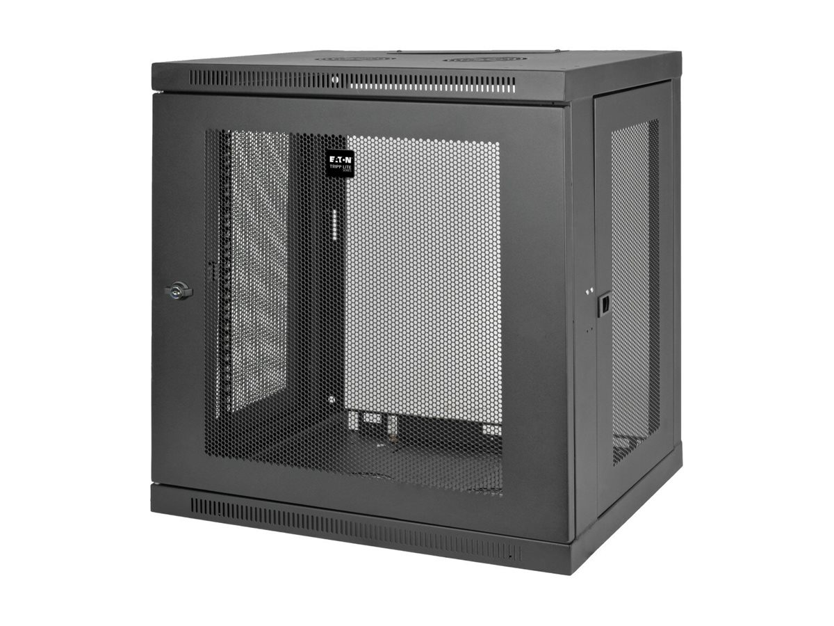 Tripp Lite 12U Wall Mount Rack Enclosure Server Cabinet w/ Door & Side Panels Rack Sort