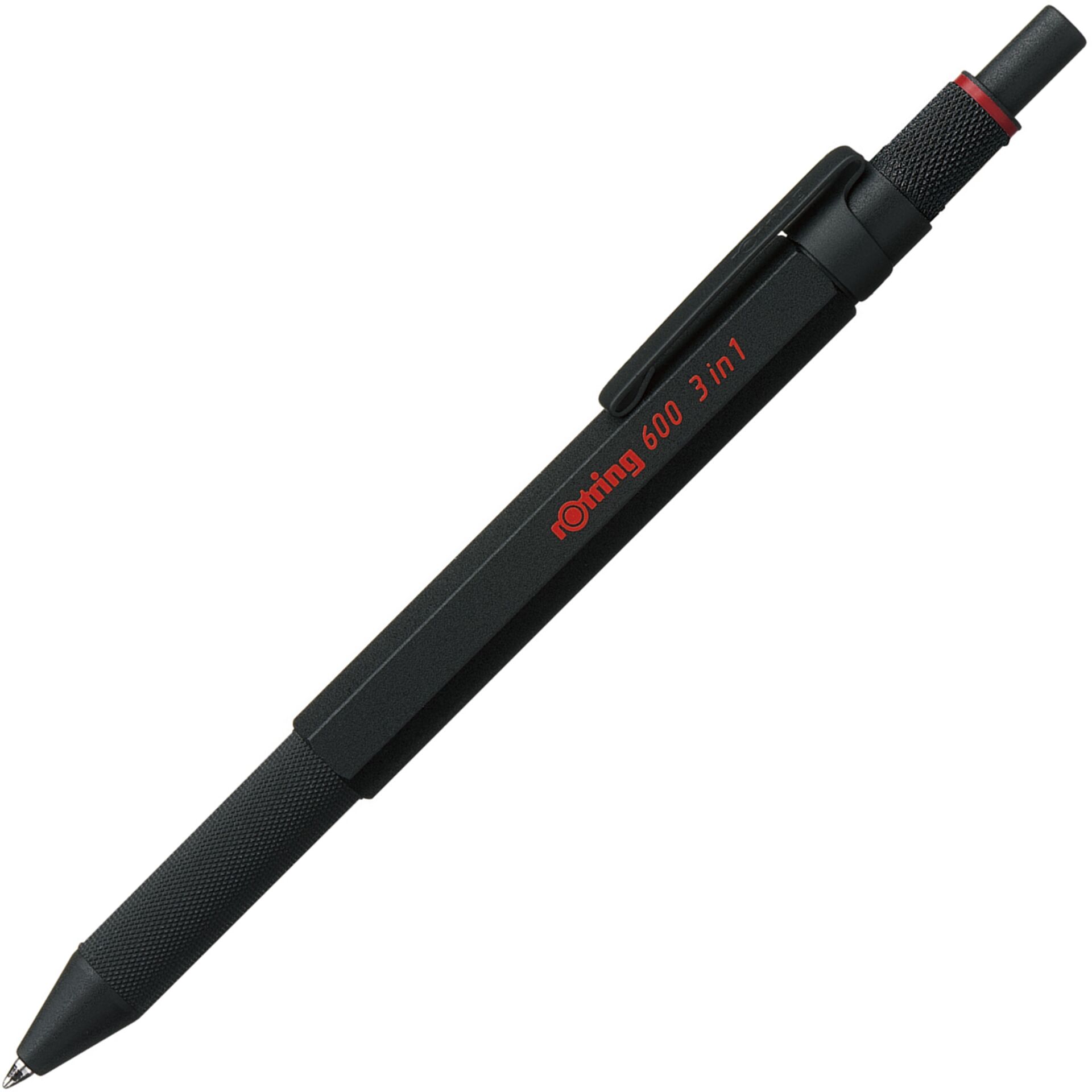 Rotring rotring 600 Multipen 3in1 black Fine-lead Pen