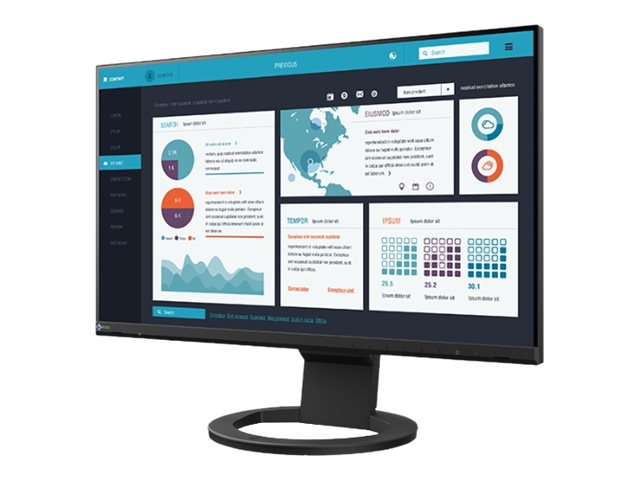EIZO FlexScan EV2490-BK 23.8 IPS 1920 x 1080 (Full HD) HDMI DisplayPort USB-C 60Hz