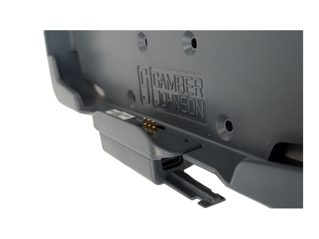 Gamber-Johnson opladningsdock + bilstrømsadapter