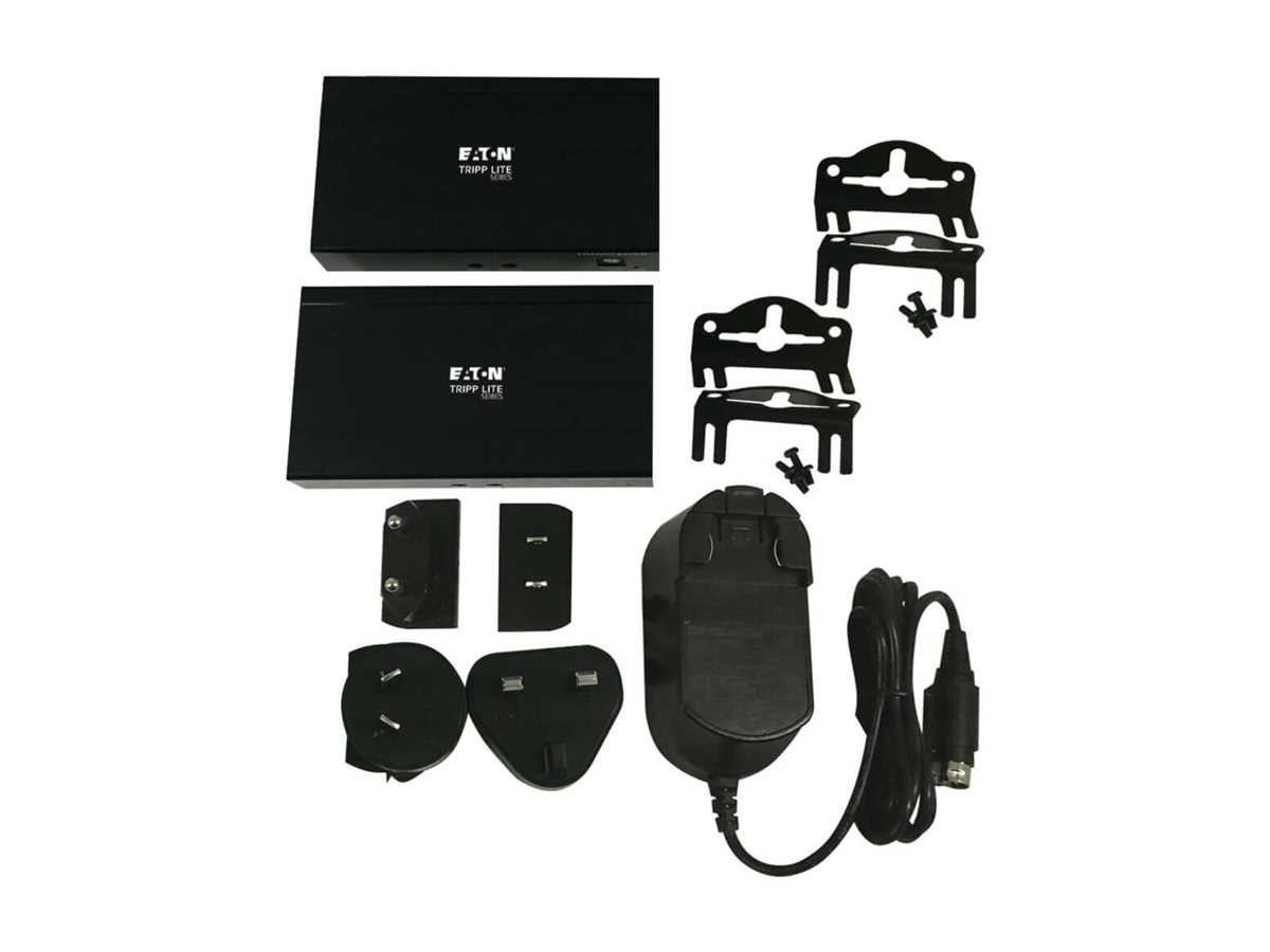 Eaton Tripp Lite Series DisplayPort to HDMI over Cat6 Extender Kit with KVM Support, 4K 60Hz, 4 4 4, USB, PoC, HDCP 2.2, up to 230 ft., TAA Video/audio ekspander