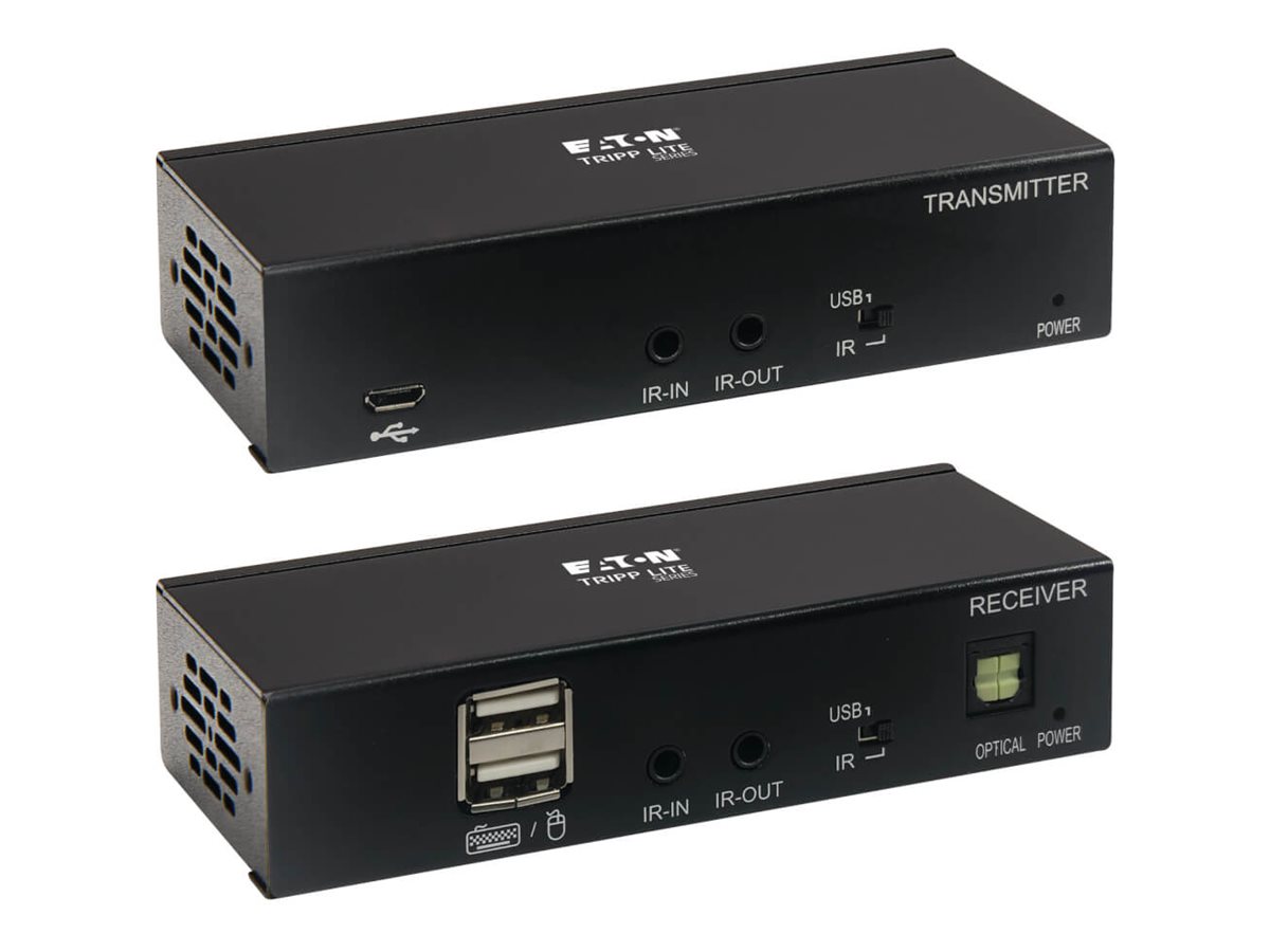 Eaton Tripp Lite Series USB C to HDMI over Cat6 Extender Kit with KVM Support, 4K 60Hz, 4 4 4, Transmitter/Receiver, USB, PoC, HDCP 2.2, up to 230 ft., TAA Video/audio ekspander
