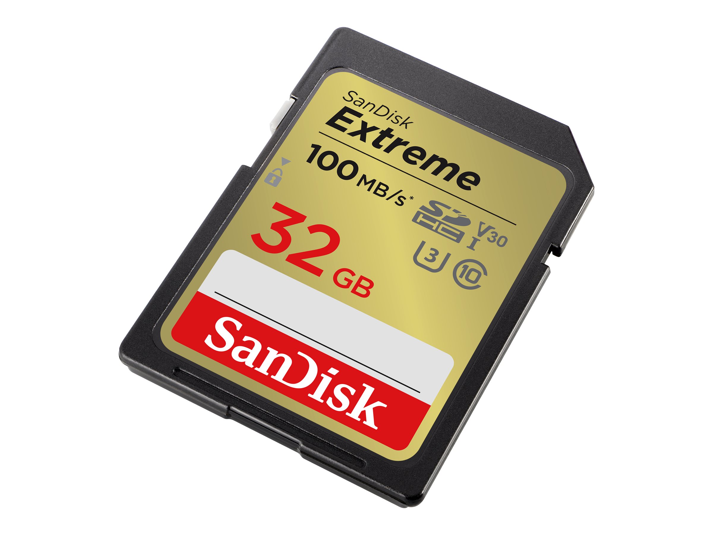 SanDisk Extreme - flashhukommelseskort - 32 GB - SDHC UHS-I - 2 stk.