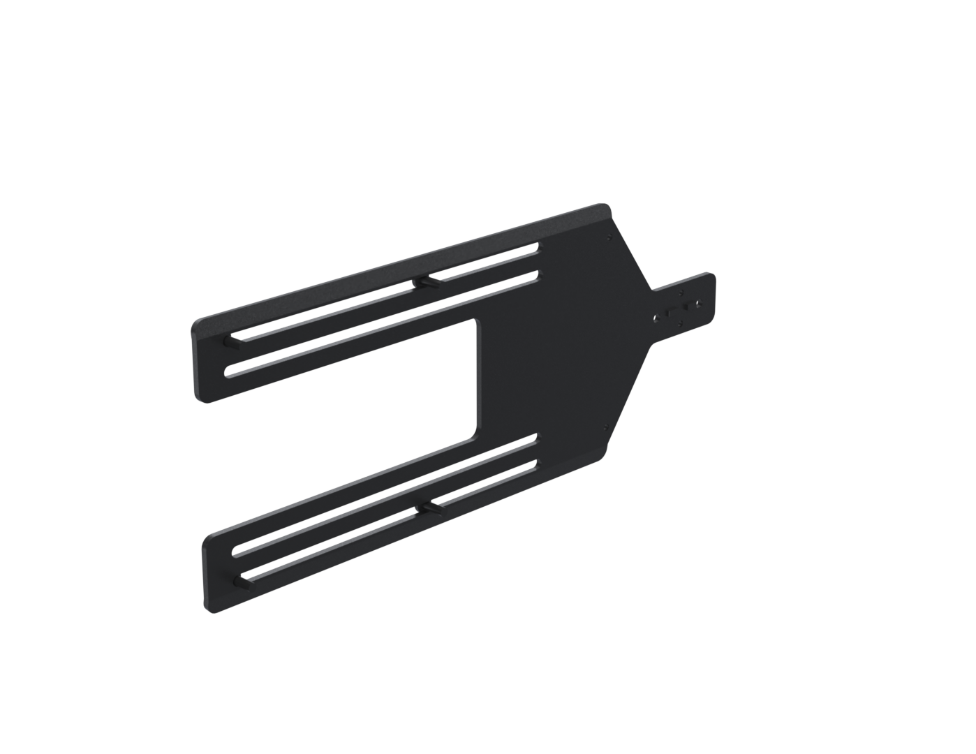 Ergonomic Solutions SpacePole Kiosk & Signage SPK511 tilbehør til POS-system POS-montering Sort Metal