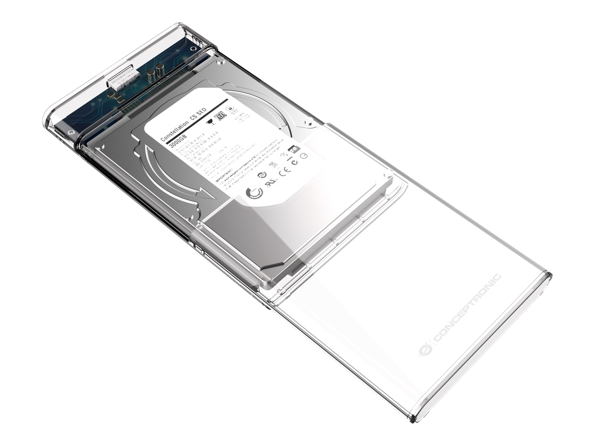Conceptronic Ekstern Lagringspakning USB 3.2 (Gen 1) SATA