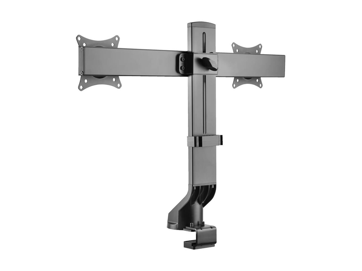 Eaton Tripp Lite Series Dual-Display Monitor Arm with Desk Clamp and Grommet - Height Adjustable, 17 to 27 Monitors Monteringssæt 2 LCD displays 17-27