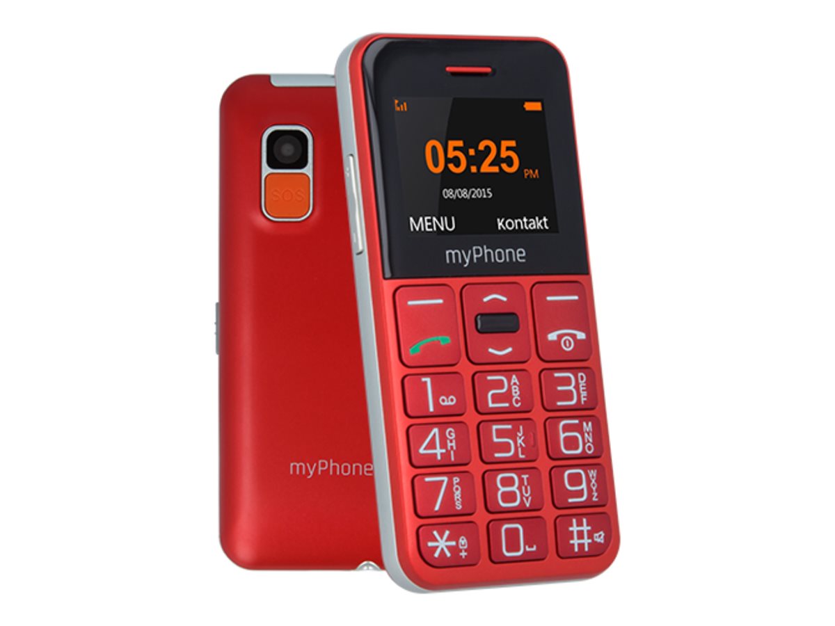 TelForceOne Myphone Halo Easy 1.77 4MB Rød