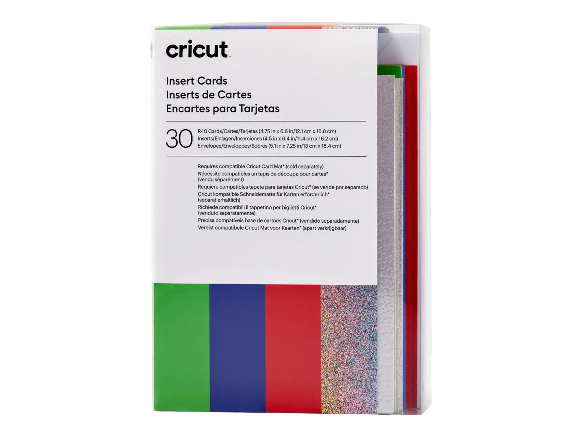 Cricut Rainbow Scales Sampler Indstikskortsæt