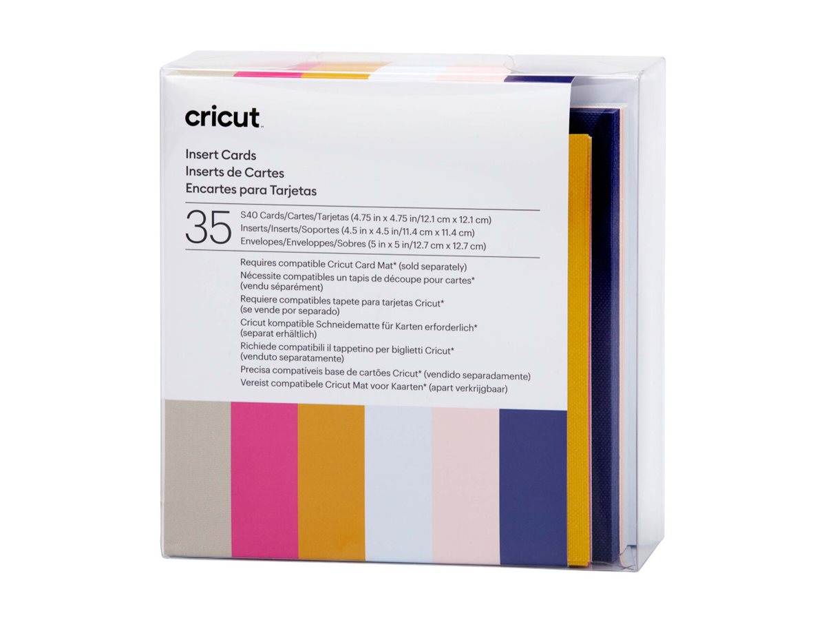 Cricut Sensei Sampler Indstikskortsæt Hvid Fest pink Kakifarvet Tusmørke Tulipan Sennep Pudder-blå