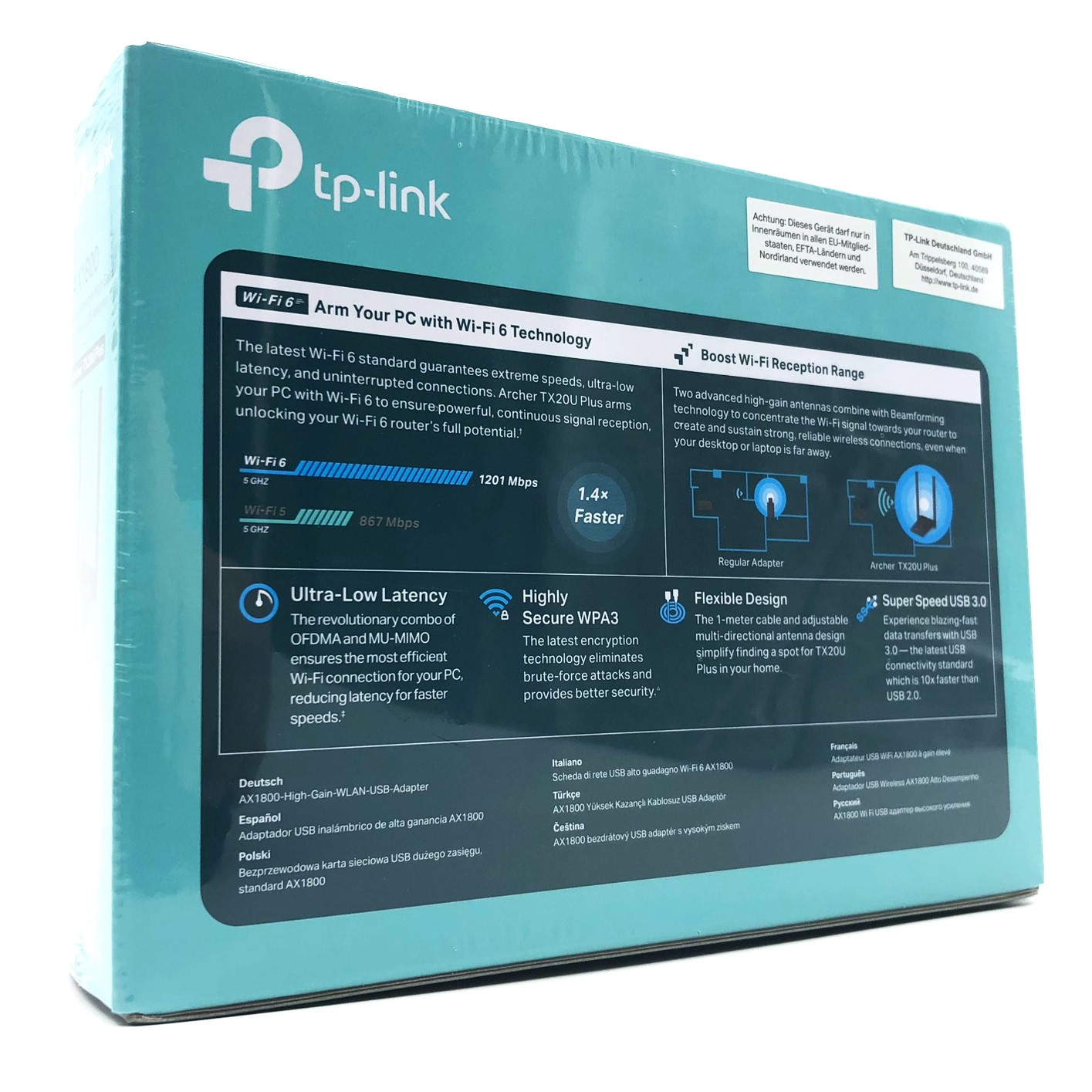 TP-Link Netværksadapter SuperSpeed USB 3.0 1800Mbps Trådløs