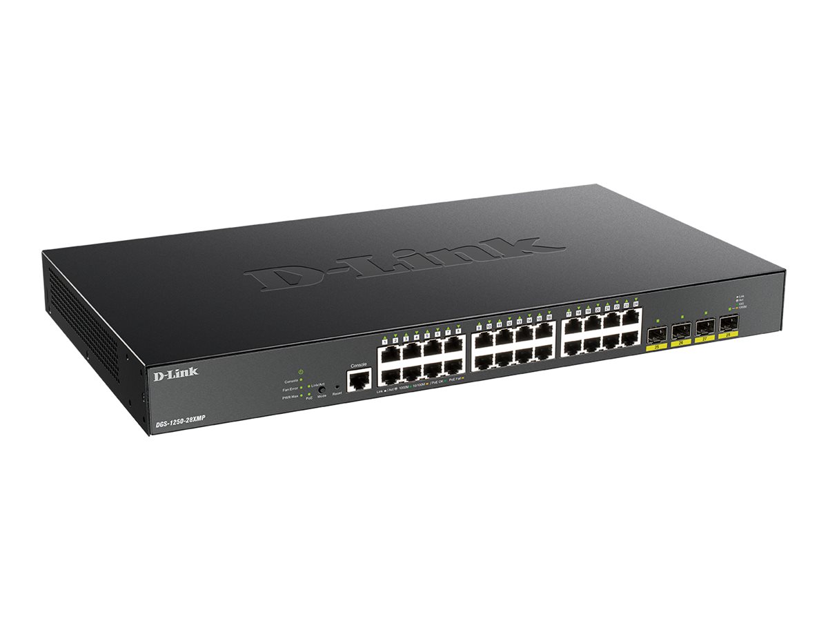D-Link DGS 1250-28XMP Switch 28-porte Gigabit PoE