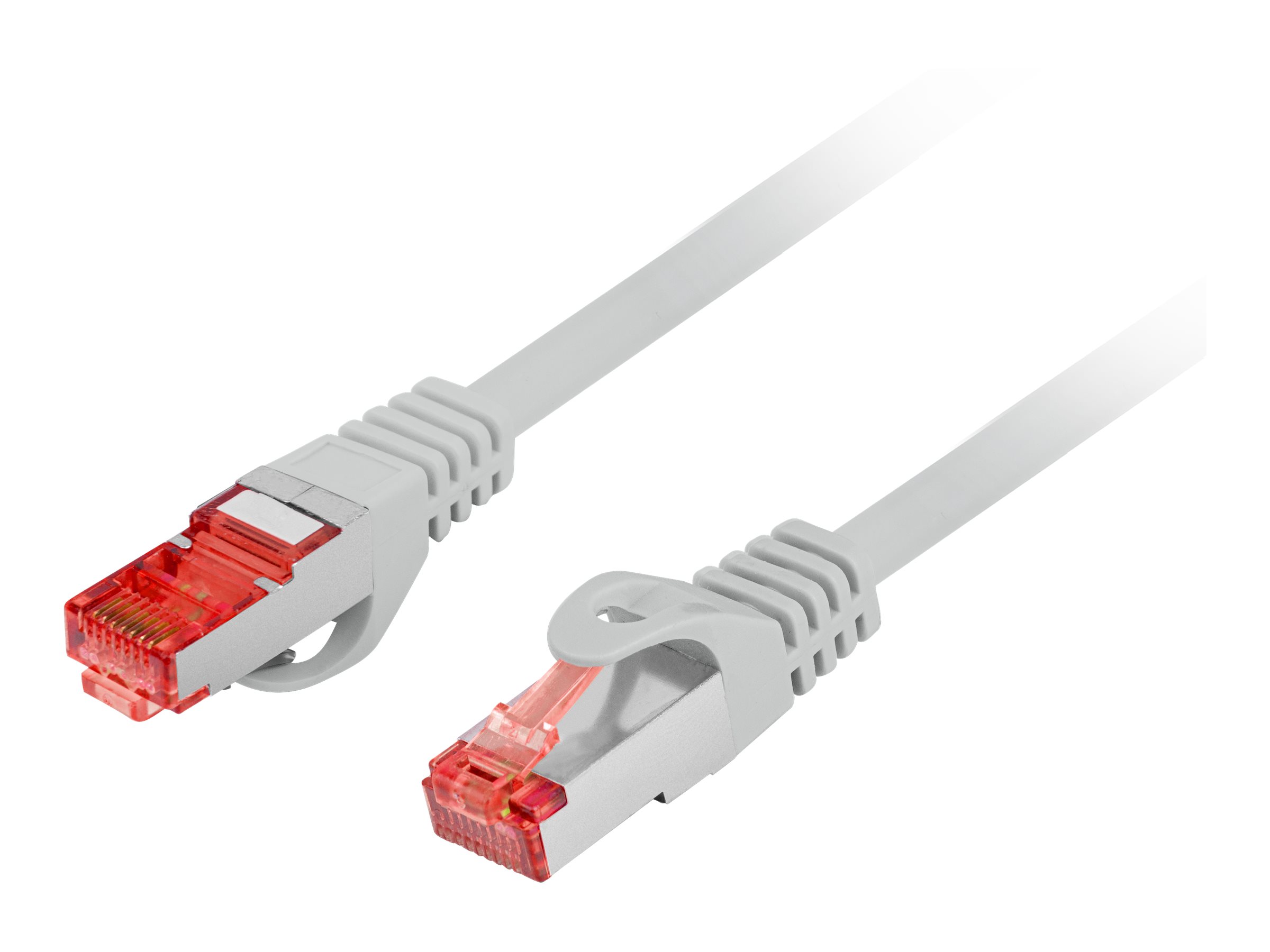 Lanberg CAT 6 Kabel med folie og kobberfletning (FTP) 50cm Patchkabel Grey