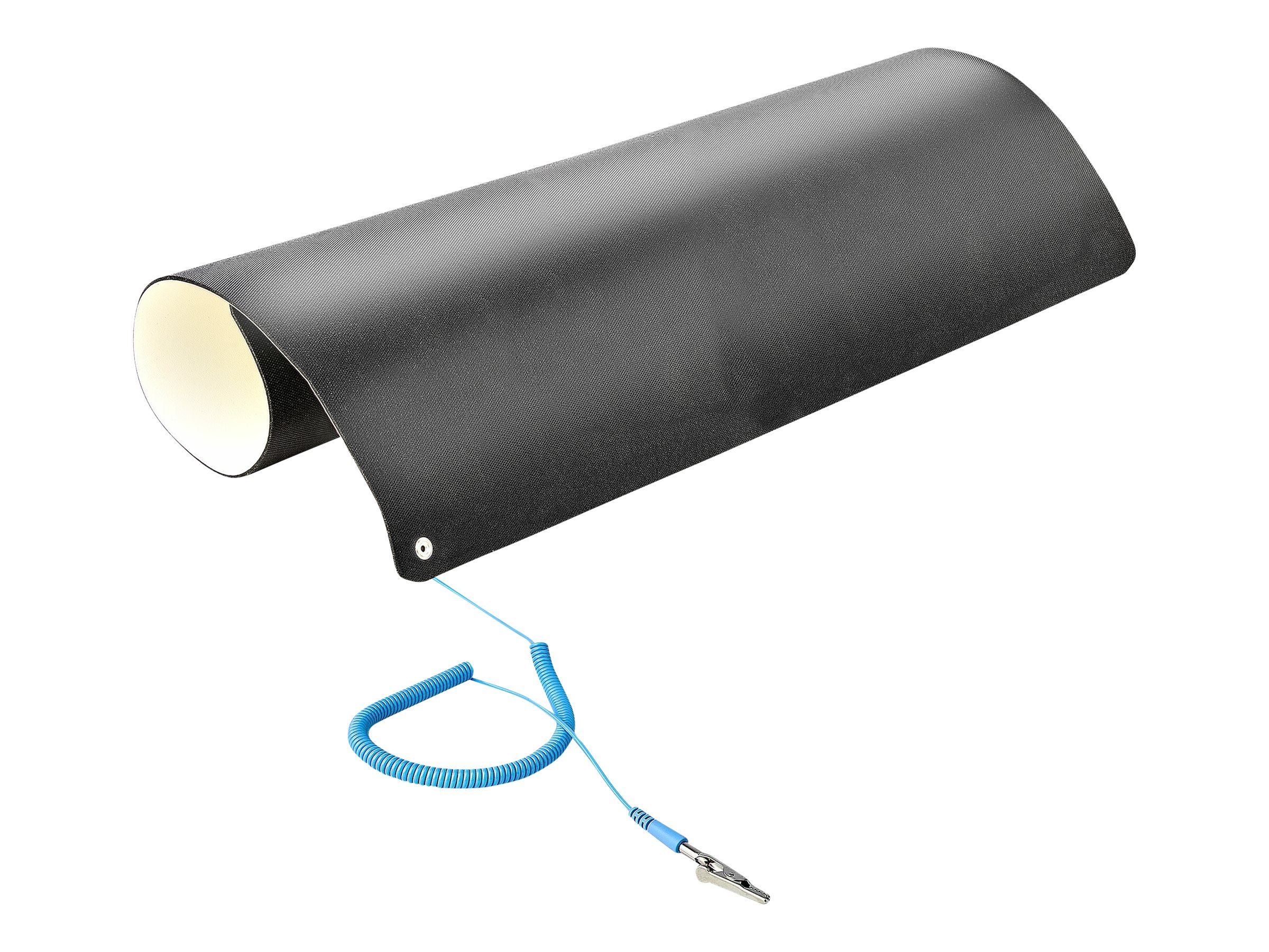 StarTech.com 23x47in Anti Static Mat, ESD Mat for Electronics Repair, Anti Static Desk Mat w/Detachable Grounding Wire, ANSI/ESD S 4.1 Compliant, Flexible Thermoplastic Work Mat/Pad - Suitable for Tables (LG-ANTI-STATIC-MAT) Antistatisk underlag