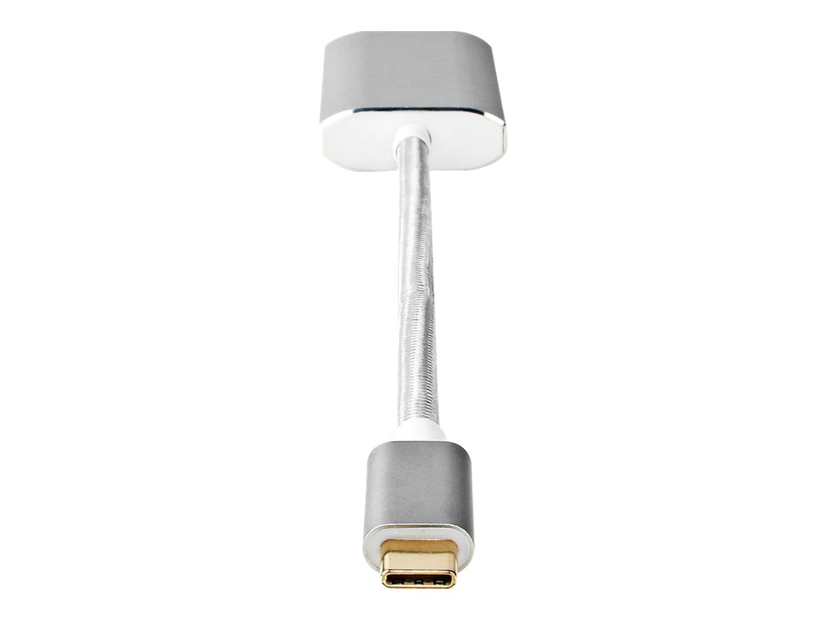 Nedis Fabritallic Videoadapter 20cm Sølv