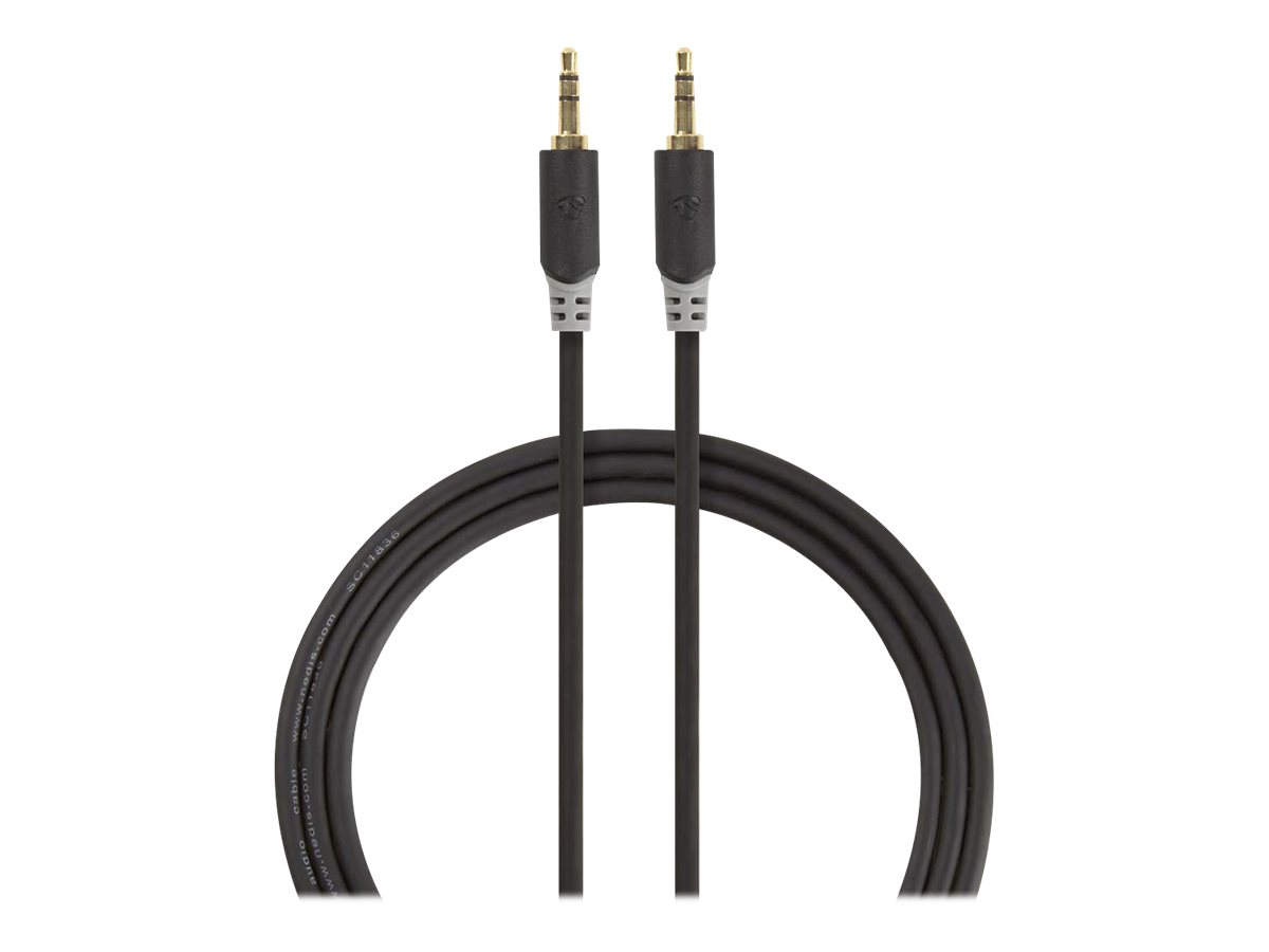 Nedis Audiokabel 2m Sort